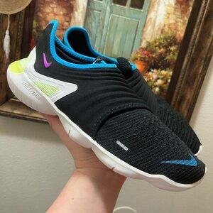 Nike Free RN Flyknit 3.0 Black Hyper Violet shoes